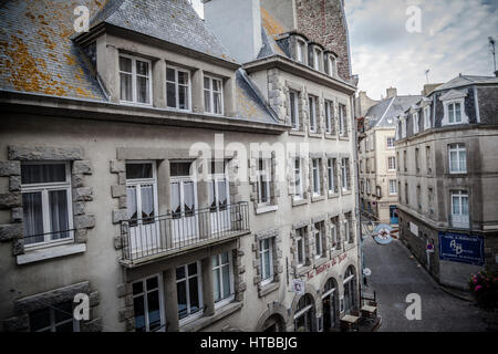 Die Intramuros - internen von Saint Malo. Bretagne, Frankreich Stockfoto