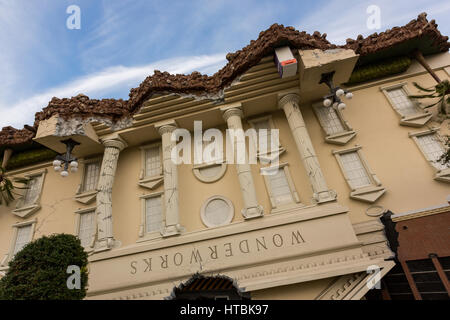 WonderWorks Vergnügungspark in Orlando, Florida. Stockfoto