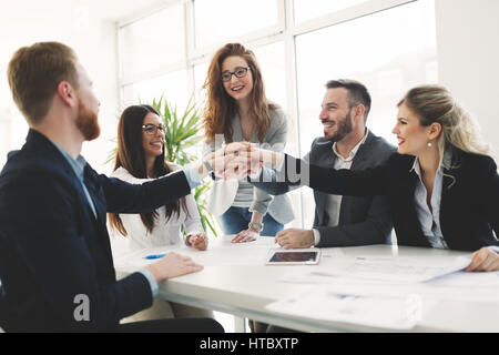 Erfolgreiche Enterprenours und Geschäft Leute Ziele Stockfoto