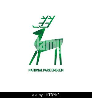 Tier basierte Logo. Stock Vektor