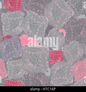 Florale nahtlose Muster. Blume Hintergrund. gedeihen Garten Textur Stock Vektor