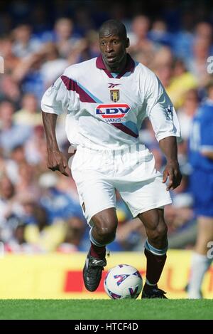 UGO EHIOGU ASTON VILLA FC 21. August 1999 Stockfoto