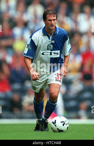 SIMON GRAYSON BLACKBURN ROVERS FC 12. September 1999 Stockfoto