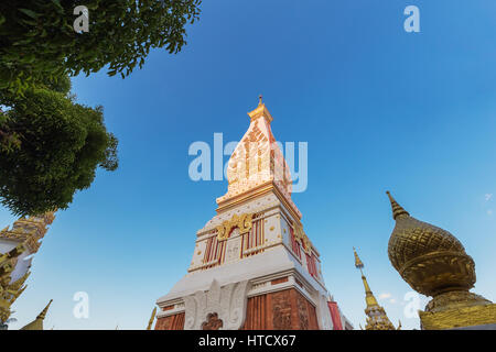 Wat Phra, dass Panom Tempel in Nakhon Phanom, Thailand. Stockfoto