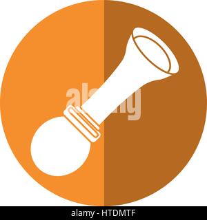 April fools Day Emblem Schatten Stock Vektor