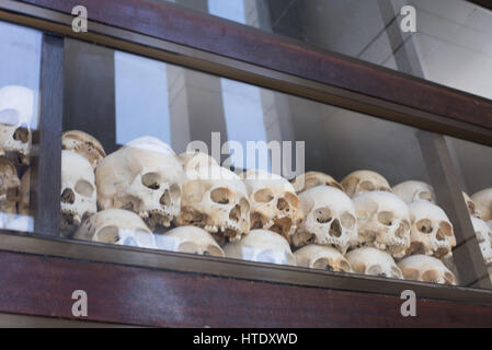 Choenung Ek Völkermord Center, Phnom Penh, Kambodscha Stockfoto