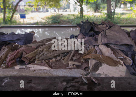 Choenung Ek Völkermord Center, Phnom Penh, Kambodscha Stockfoto