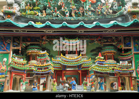 Singapur, Chinatown, Yueh-Hai-Ching-Tempel, Stockfoto