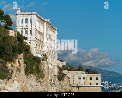 Ozeanographisches Museum, Monaco, Cote d ' Azur, Mittelmeer, Europa Stockfoto