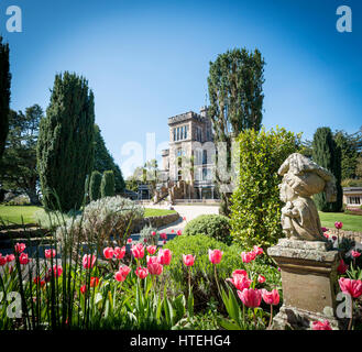 Larnach Castle, Park und Schloss, Dunedin, Otago Peninsula, Southland, Neuseeland Stockfoto