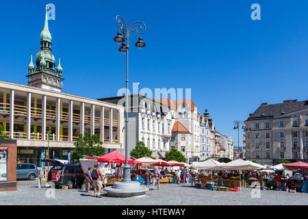 Brno, Tschechische Republik. Zelný Trh (Vegetable Market oder Kohl-Markt), ein Platz im Zentrum der Altstadt, Brünn, Mähren, Tschechien Stockfoto