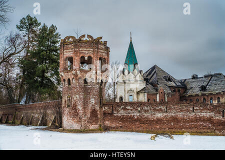 Ein altes Schloss in Zarskoje Selo, Puschkin, Sankt Petersburg Stockfoto