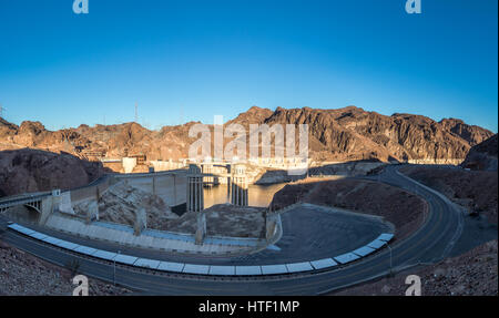 Hoover-Staudamm in Arizona - Nevada-Grenze, USA Stockfoto