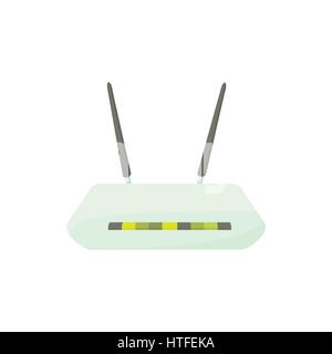 Router-Symbol im Cartoon-Stil Stock Vektor