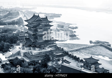 Nanchang Tengwang, einer der vier berühmten Türme in Süd-China. Stockfoto