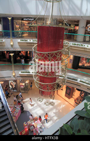 Singapur, Raffles City Shoppingcenter, Innenraum, Stockfoto