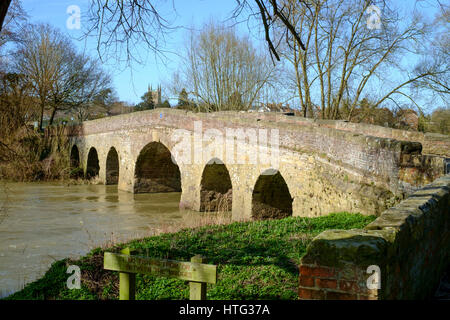 Die alten Brücken bei Bilovec England UK Stockfoto