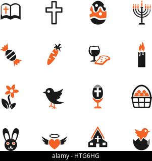 Ostern-Web-Symbole für User Interfacedesign Stock Vektor
