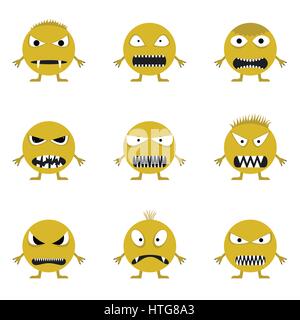 Süße Monster set Stock Vektor