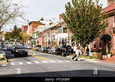 Westdeutschen Street Shepherdstown, West Virginia Stockfoto