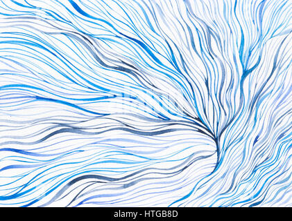 Bunte Palette Regenbogen Swatch Hintergrund. Pinsel-Textur mit gemischten Farben. Stockfoto