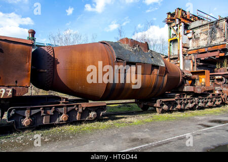 Henrichshütte, ehemalige Stahlwerke, Industriemuseum, Hattingen, Deutschland, Stockfoto