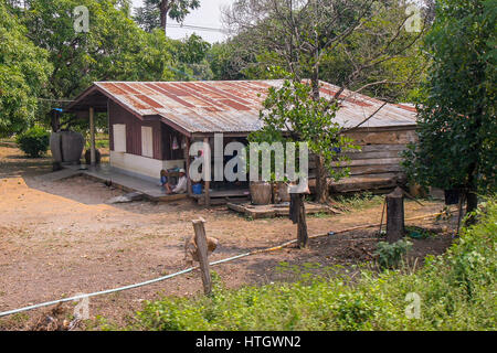 15. November 2006 - Kanchanaburi, Thailand - Landhaus in der Landschaft der Provinz Kanchanaburi, westlichen Thailand (Credit-Bild: © Arnold Drapkin über ZUMA Draht) Stockfoto