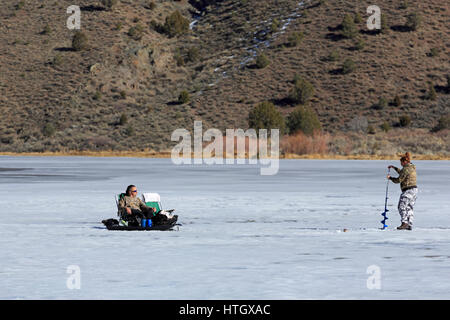 Eagle Valley Reservoir, Spring Valley State Park, Pioche, Nevada, USA Stockfoto