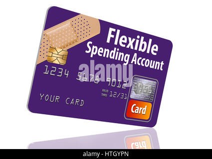 FSA-EC-Karte Flexible Spending Account Stockfoto