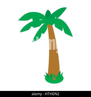 Palm-tropischer Baum-Symbol, isometrischen 3d Stil Stock Vektor