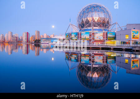 Telus Science World, False Creek, Vancouver, Britisch-Kolumbien, Kanada Stockfoto