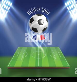 Euro 2016-Konzept Stock Vektor