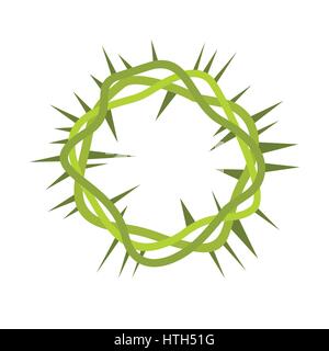 Krone von Dornen-Symbol Stock Vektor