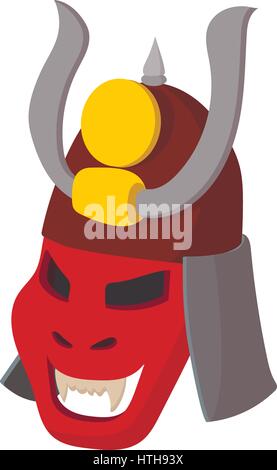 Armour Maskensymbol, Cartoon-Stil Stock Vektor