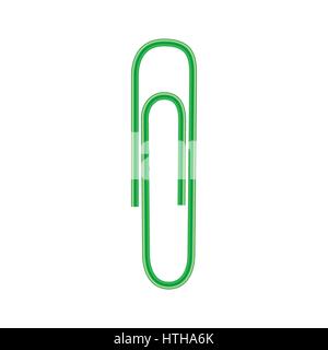 Büroklammer-Symbol, realistischen Stil Stock Vektor