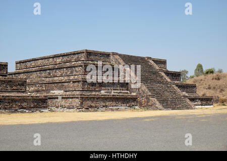 Teotihuacan historischen Komplex, das Tal von Mexiko, Mexico. Stockfoto