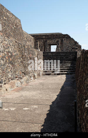 Teotihuacan historischen Komplex, das Tal von Mexiko, Mexico. Stockfoto