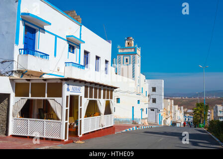 Boulevard Moulay Youssef, Sidi Ifni, Guelmim-Oued Region, Marokko Stockfoto