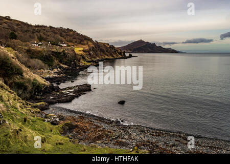 Blick auf Gedintailor, Braes, Isle of Skye Stockfoto