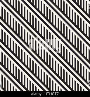Interlacing parallele Streifen. Monochrome Musterdesign Vektor. Stock Vektor