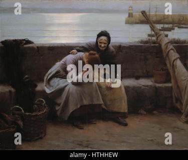 Walter Langley - nie, die morgen Abend aber einige Herzen trug brach - Google Art Project Stockfoto