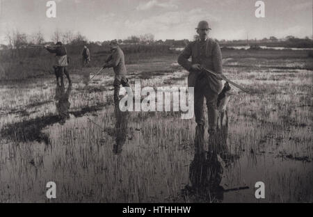 Peter Henry Emerson - Snipe schießen aus der Serie Leben und Landschaft auf den Norfolk Broads, 1886, Platte X - Google Art Project Stockfoto