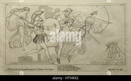 (28) Flaxman Ilias 1793, 1795 Gestochen, 192 x 343 mm Stockfoto