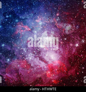 Schöne Nebel, Sterne und Galaxien. Elemente des Bildes von der NASA eingerichtet. Stockfoto