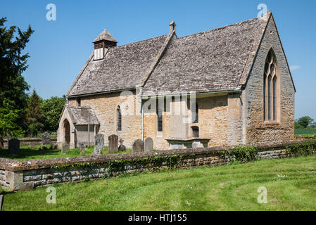 Hailes Kirche, Winchcombe, Gloucestershire, England. VEREINIGTES KÖNIGREICH. Stockfoto