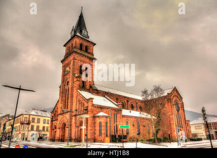 Saint-Martin-Kirche in Saint-Die-des-Vosges - Lorraine, Frankreich Stockfoto