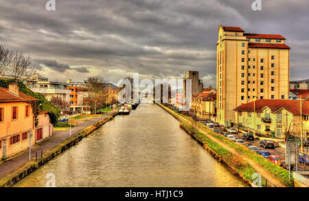 Marne - Rhein-Kanal in Nancy - Lorraine, Frankreich Stockfoto