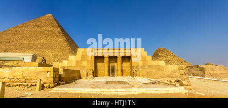 Der Eingang von der Mastaba des Seshemnufer IV in Gizeh - Ägypten Stockfoto