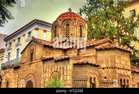 Kirche der Panagia Kapnikarea in Athen - Griechenland Stockfoto
