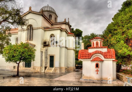 St.-Georgs orthodoxe Kirche in Athen - Griechenland Stockfoto